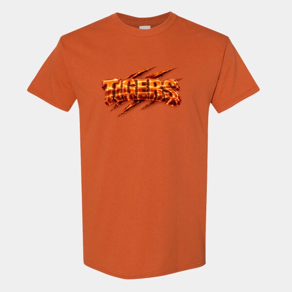 Tigers 3D Scratch  - Heavy Cotton™ T-Shirt Thumbnail