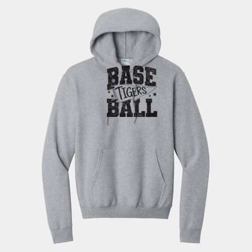 Baseball Flag - Core Fleece Pullover Hooded Sweatshirt Thumbnail