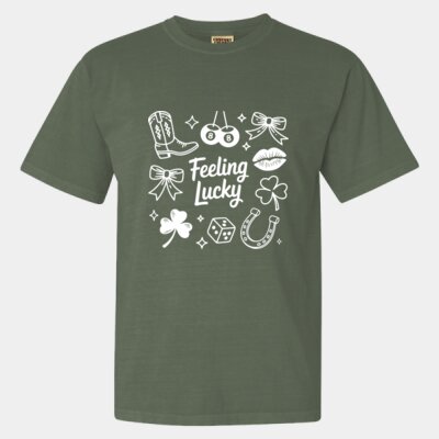 Feeling Lucky - Garment-Dyed Heavyweight T-Shirt Thumbnail