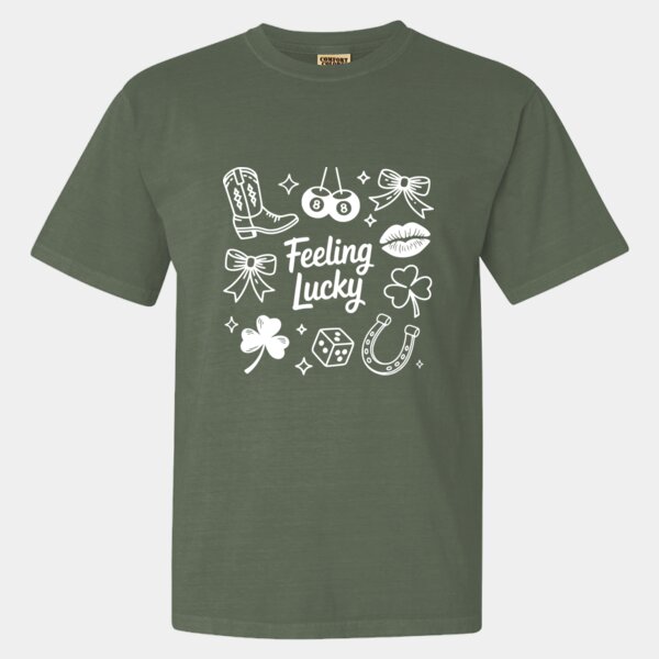 Feeling Lucky - Garment-Dyed Heavyweight T-Shirt Thumbnail