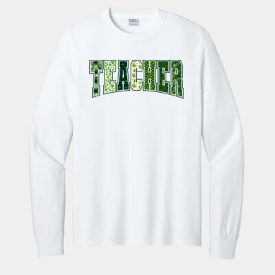 Lucky Teacher - Long Sleeve Core Cotton Tee Thumbnail