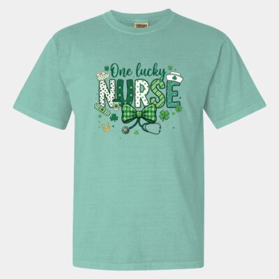 One Lucky Nurse - Garment-Dyed Heavyweight T-Shirt Thumbnail