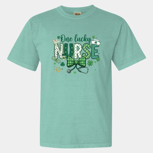 One Lucky Nurse - Garment-Dyed Heavyweight T-Shirt Thumbnail