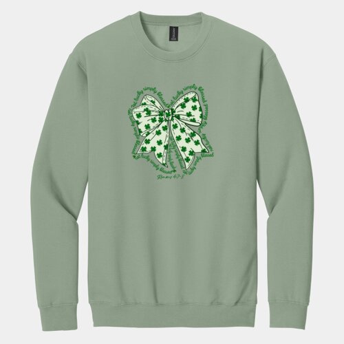 Not Lucky Simply Blessed - Softstyle ® Crewneck Sweatshirt Thumbnail