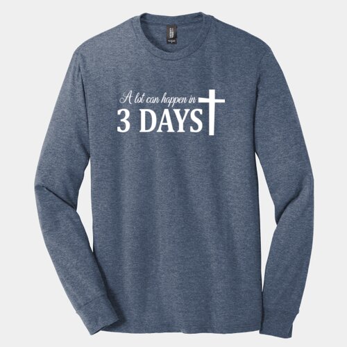 A lot can happen in 3 DAYS - Perfect Tri ® Long Sleeve Tee Thumbnail