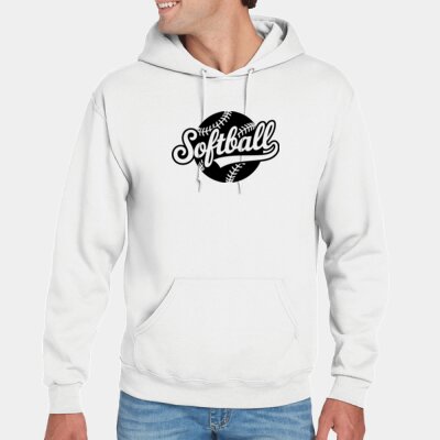 CUSTOM NAME Softball - NuBlend ® Pullover Hooded Sweatshirt Thumbnail