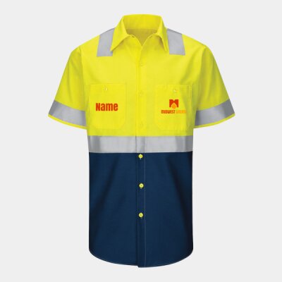 Midwest Grease - Men's Enhanced & Hi-Visibility Work Shirt Thumbnail