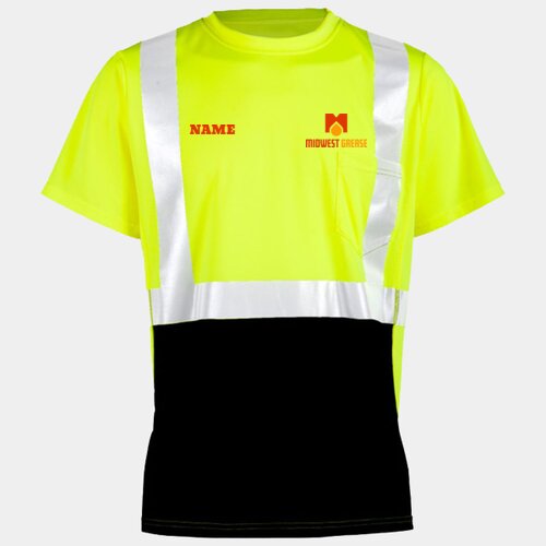 Midwest Grease - Select Lightweight Snag Proof Enhanced Visibility Polo Thumbnail