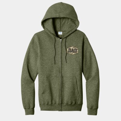Dad (camo patch) Zip Hoodie Thumbnail