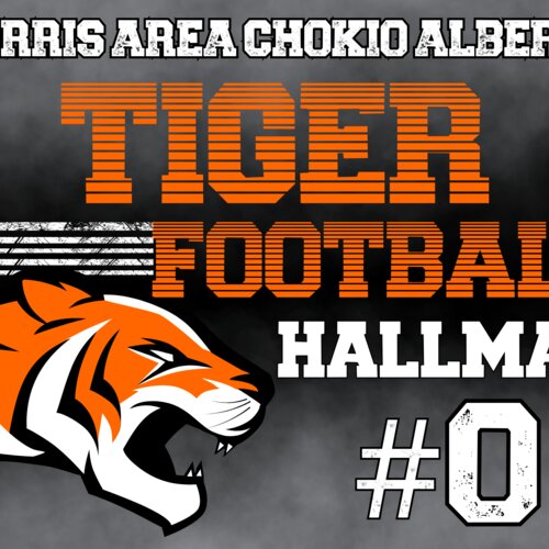 Tiger Football Yard Sign 26 Thumbnail