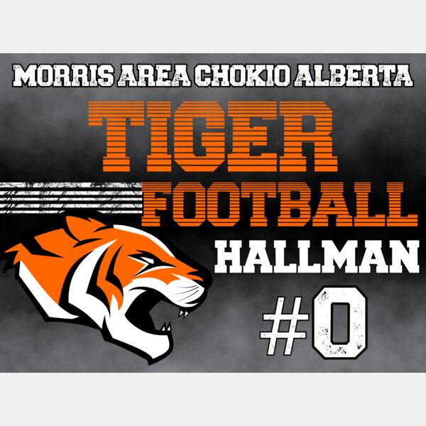 Tiger Football Yard Sign 26 Thumbnail