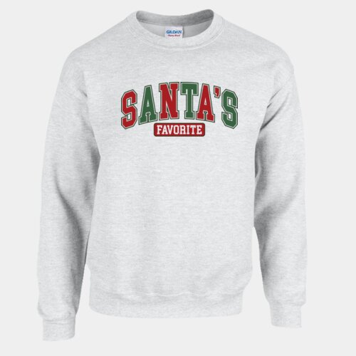 Santa's Favorite - Heavy Blend™ Crewneck Sweatshirt Thumbnail