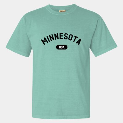 Minnesota USA - Garment-Dyed Heavyweight T-Shirt Thumbnail
