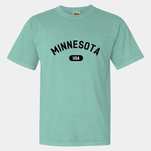 Minnesota USA - Garment-Dyed Heavyweight T-Shirt Thumbnail