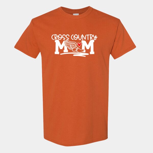 Cross Country Mom T-Shirt (with name on back) Thumbnail