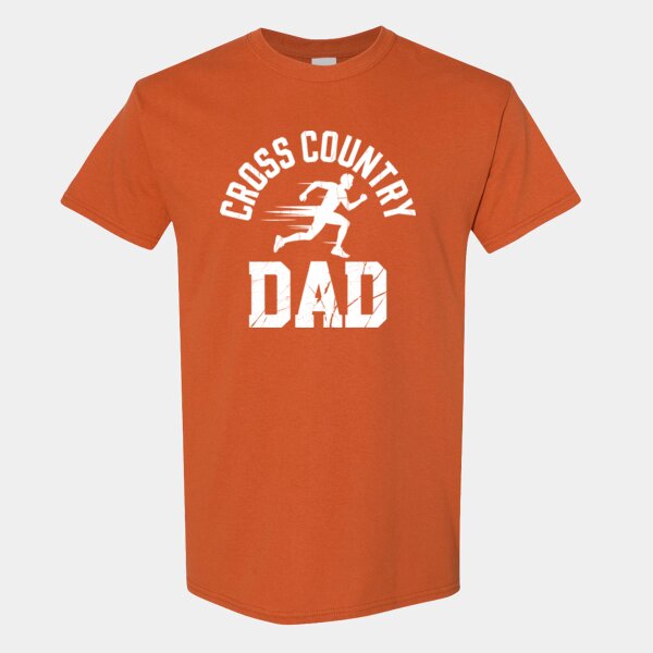Cross Country Dad T-Shirt (with name on back) Thumbnail