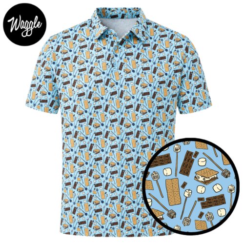 Want S'more Men's Polo Thumbnail