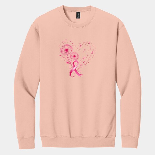 Dandelion Heart - Softstyle ® Crewneck Sweatshirt Thumbnail