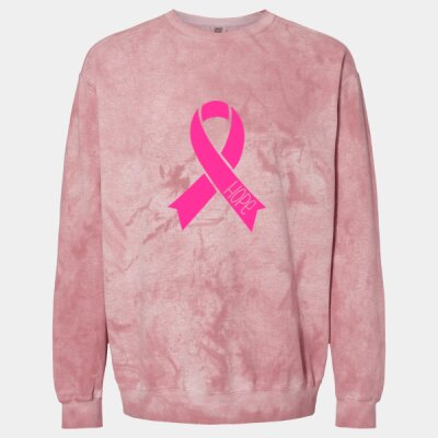 Hope Ribbon - Unisex Colorblast™ Crewneck Sweatshirt Thumbnail