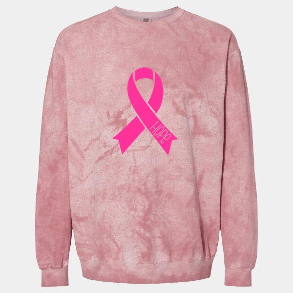Hope Ribbon - Unisex Colorblast™ Crewneck Sweatshirt Thumbnail