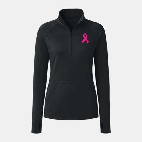 Hope Ribbon - Women's Sport Wick ® Stretch 1/4 Zip Pullover Thumbnail