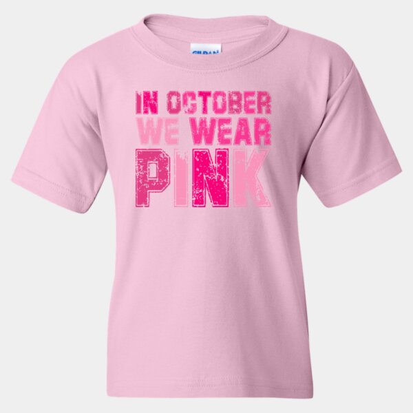 In October We Wear Pink - Heavy Cotton™ Youth T-Shirt Thumbnail