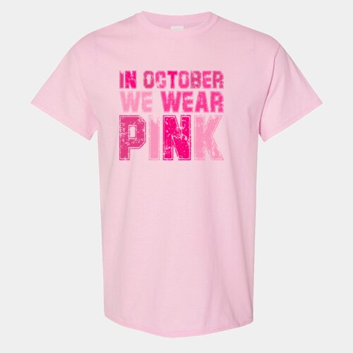 In October We Wear Pink - Heavy Cotton™ T-Shirt Thumbnail