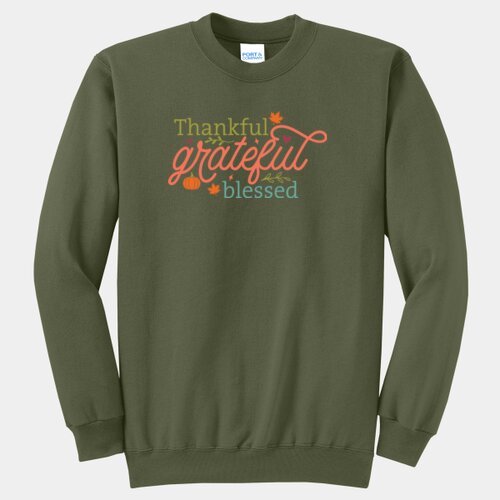 Thankful, Grateful, and Blessed Crew Thumbnail