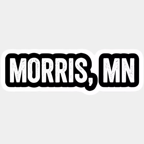 Morris MN With Distressed White Text Thumbnail