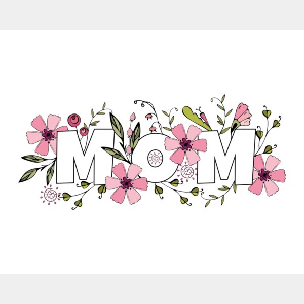 MOM with flowers Thumbnail