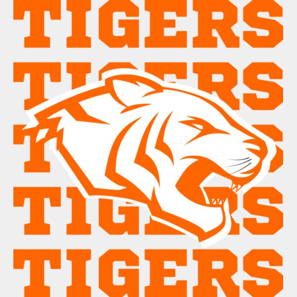Tigers Repeated (Orange) Thumbnail