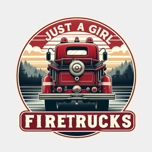 Just A Girl Fire Truck Thumbnail