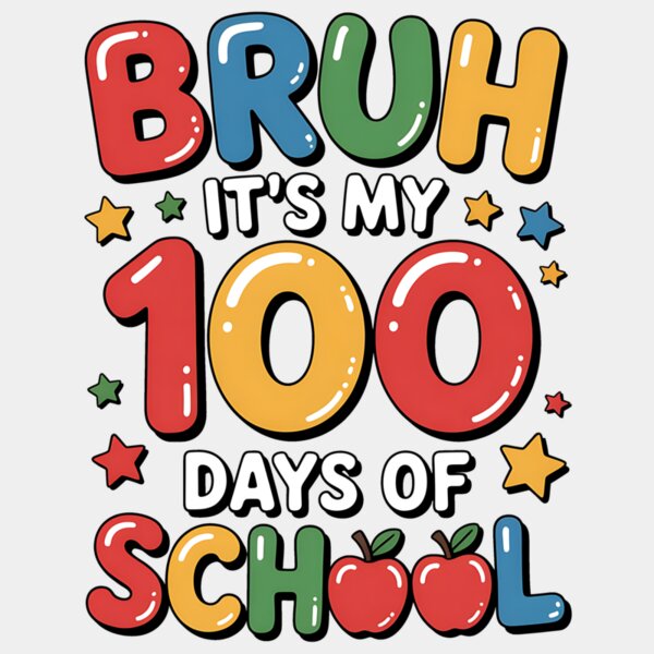 BRUH ITS MY 100 DAYS OF SCHOOL 1 Thumbnail