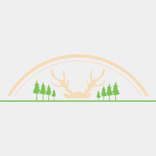 Personalizeable Hunting circle TOP Thumbnail