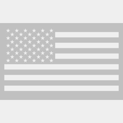 Black and white USA Flag Thumbnail