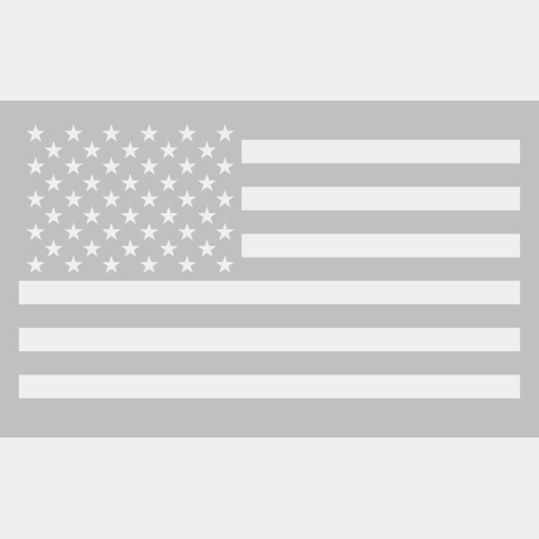 Black and white USA Flag Thumbnail