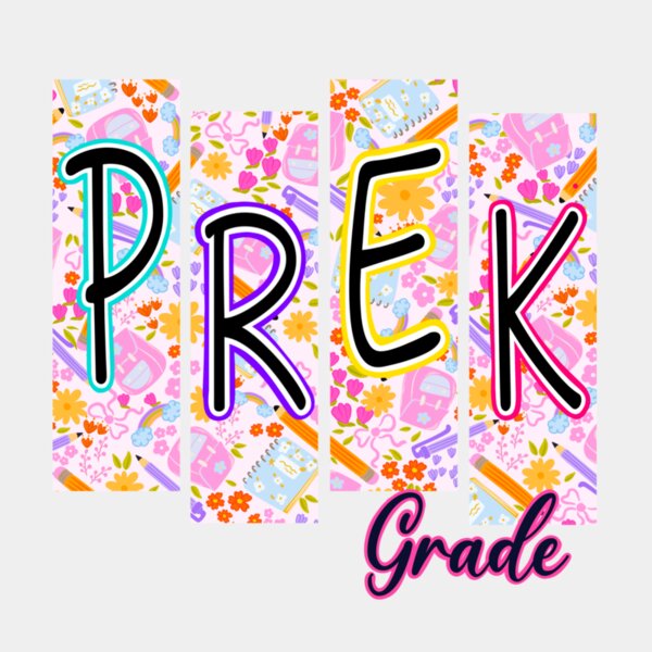 pre k grade floral Thumbnail