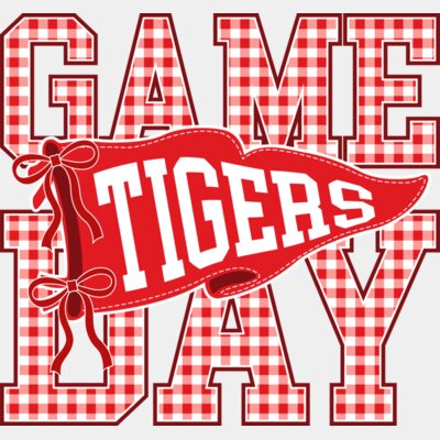Tigers Game Day Red Thumbnail