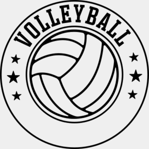 Volleyball logo vector 02 Thumbnail