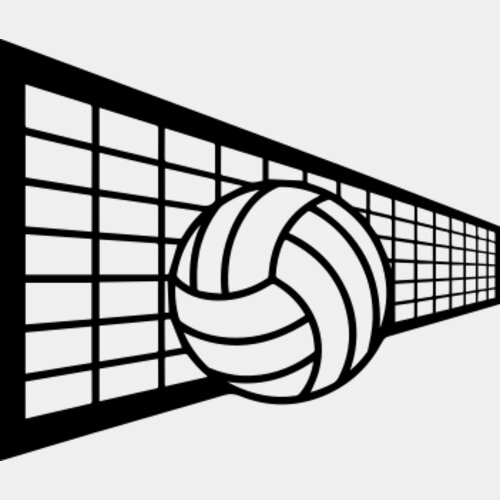 Volleyball logo vector 08 Thumbnail